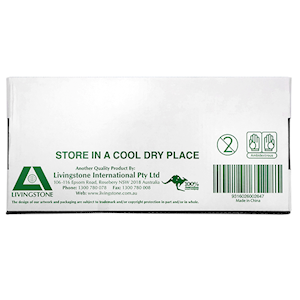 Livingstone Veterinary Gloves Shoulder Length Polyethylene Latex Free 100/Box - Clear x30