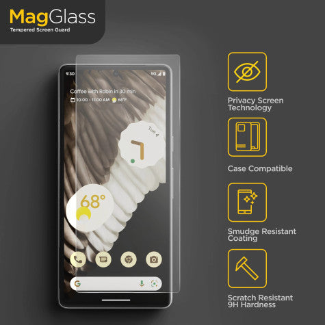 Encased MagGlass Privacy Screen Protector Google Pixel 7a