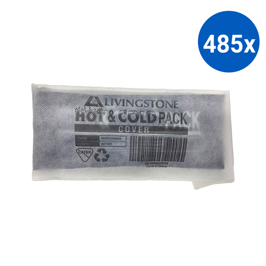 Livingstone Hot and Cold Pack Cover fits up to 10 x 25cm - White x485