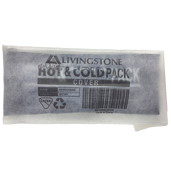 Livingstone Hot and Cold Pack Cover fits up to 10 x 25cm - White x485