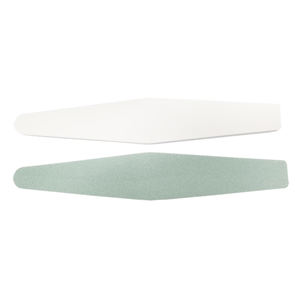 Sofeel Green Quick Shine Buffer 2 Sided Green 400/White 4000 Grit 3.1 x 17.8cm - White x285