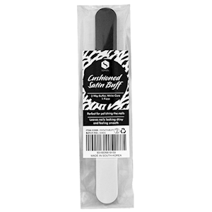 Sofeel Nail File 3 Way Buffer Straight 1.6 x 14.6cm - White x190