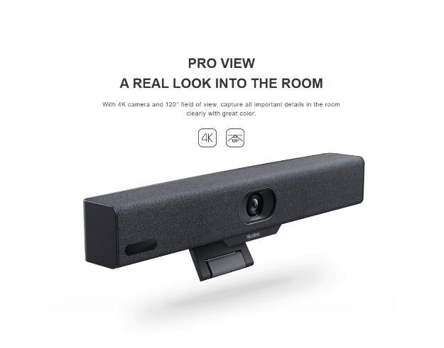 Yealink MeetingBar A10 All‑in‑One Video Collaboration Bar for Small Rooms & Home Offices with VCR11 Remote