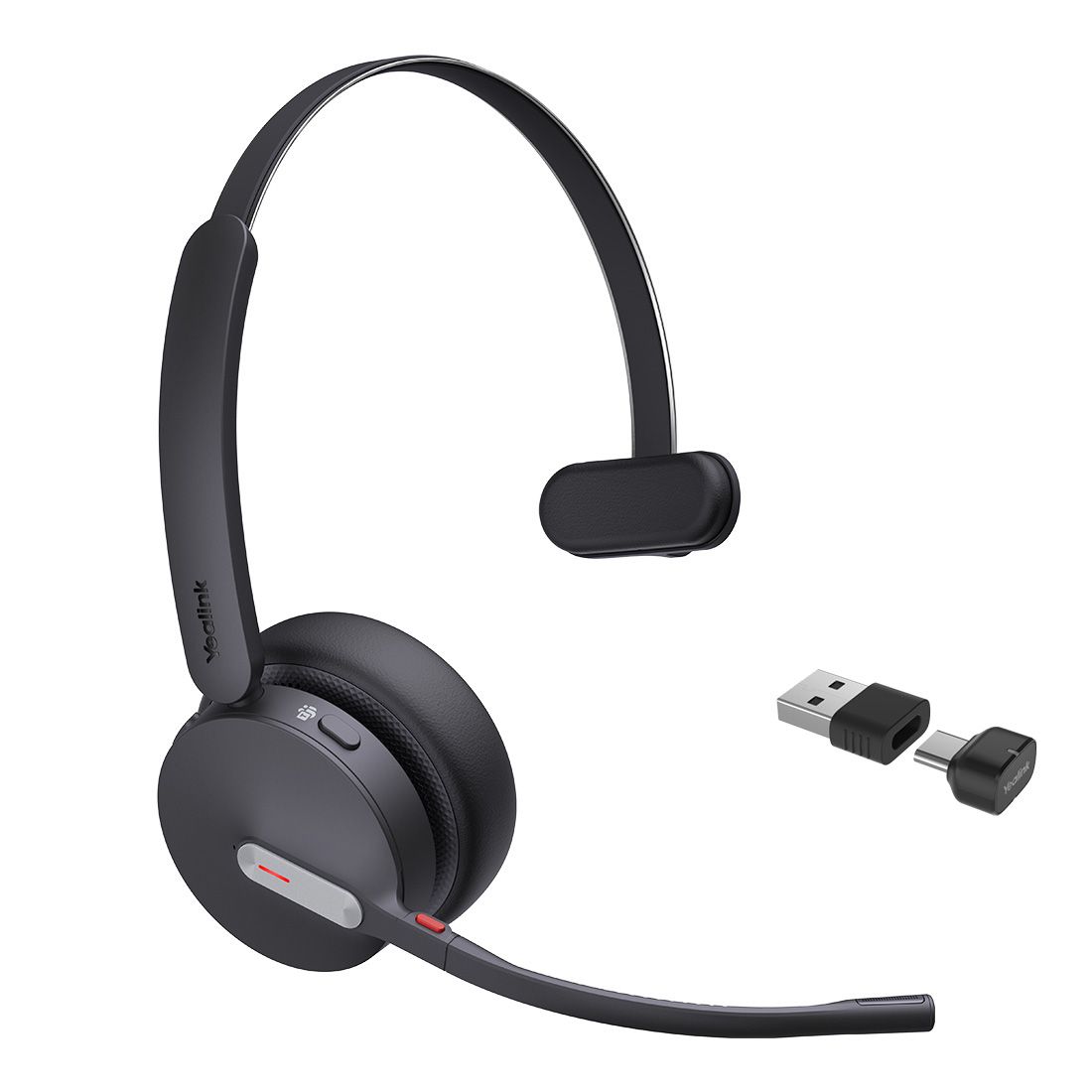 Yealink BH70 Teams Bluetooth Wireless Mono Headset with Stand Teams USB-C/A