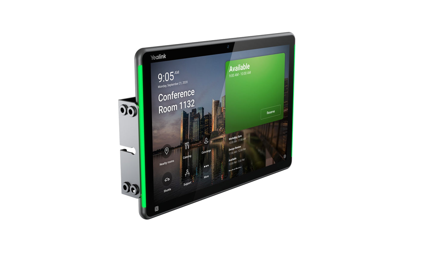 Yealink RoomPanel Plus E2 10.1‑Inch Android 13 with Anti‑Fingerprint Multifunctional Meeting Room Scheduling Panel
