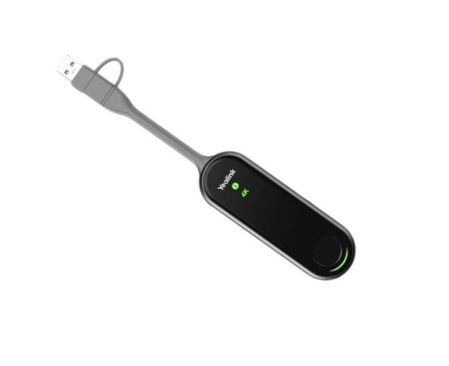 Yealink WPP30 Wireless Presentation Pod One‑Click 4K UHD for Every Work Space