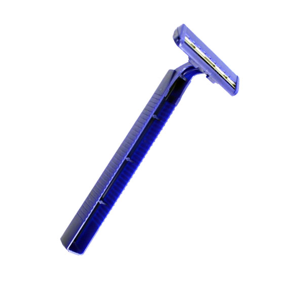 Livingstone Disposable Ultra Sharp Shaving Razors Twin Blade with Handle 5/Bag 100/Box - Blue x15