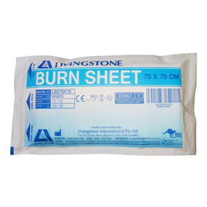 Livingstone Burn Sheet 70 Percent Viscose 30 Percent Polyester 75 x 75 cm - White x50