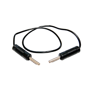 Livingstone Electrical Circuit Leads 50CM Dual Banana Plug Conductive Copper Core Low Resistance - Black x85