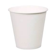 LivEco Biodegradable Paper Cups 8oz/225ml Hot & Cold Single Wall 1000/Carton - White x10