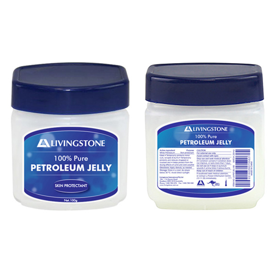 Soft Petroleum Jelly Paraffin BP 100g in Easy Closing Jar -  White x75
