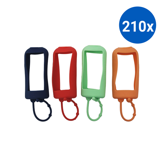 Livingstone Jelly Wrap Silicone Hanging Strap for Livingstone Sanitiser Gel 70ml - Red x210