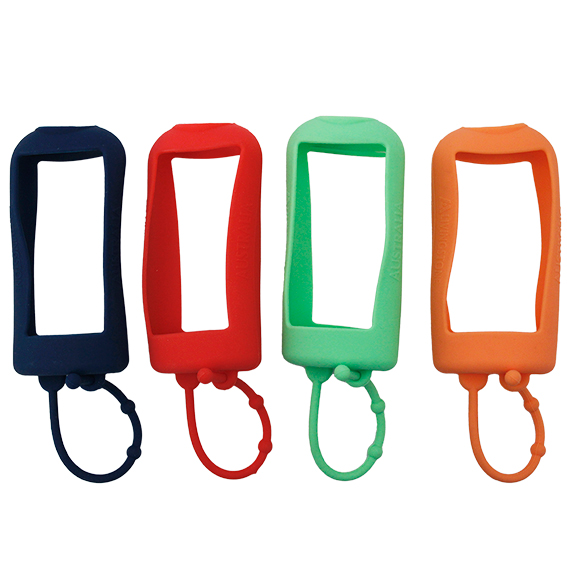 Livingstone Jelly Wrap Silicone Hanging Strap for Livingstone Sanitiser Gel 70ml - Red x210