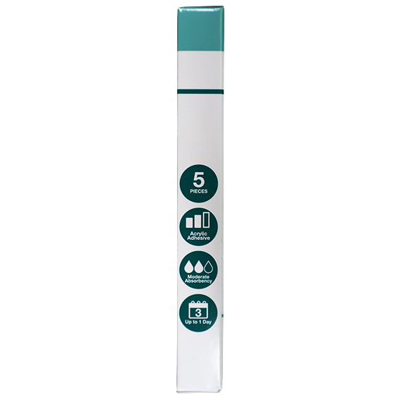 Nema Adhesive Island Dressing 7.5 x 5cm Sterile Non-Adherent Pad Nonwoven 5/Box - White x320