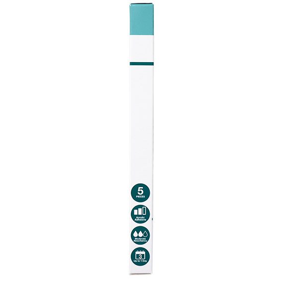 Nema Adhesive Island Dressing 12 x 8.2cm Sterile Non-Adherent Pad Nonwoven 5/Box - White x115