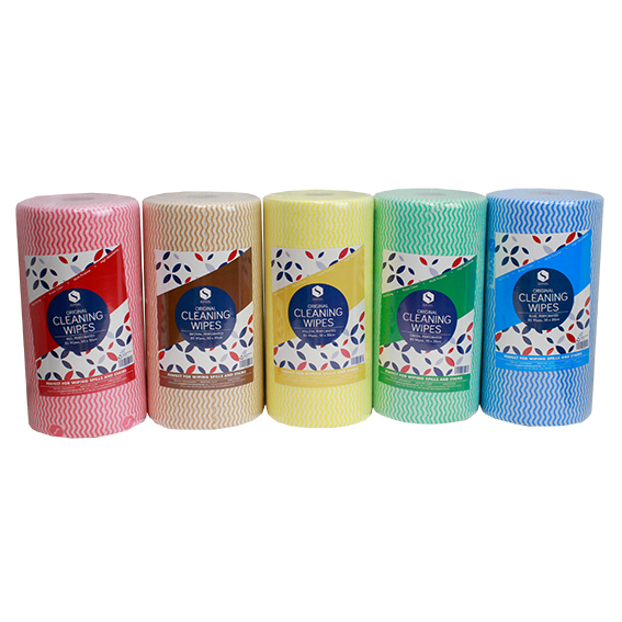 Sofeel Original Microfibre Heavy Duty Super Cleaning Wipes 30cm HACCP 85/Roll 6/Carton - Blue x5
