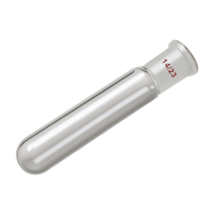 Jointed Test Tube 15mL Socket 14/23 125mm Length Borosilicate Glass - White x15