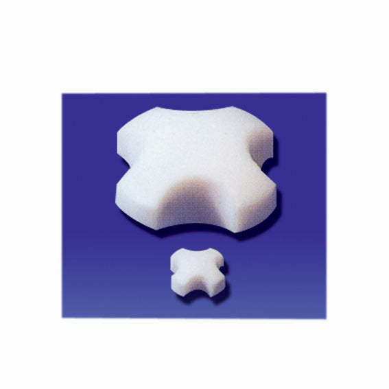 Livingstone Magnetic Stirrer Bar Disc without Pivot 20mm Length x 10mm Diameter - White x55