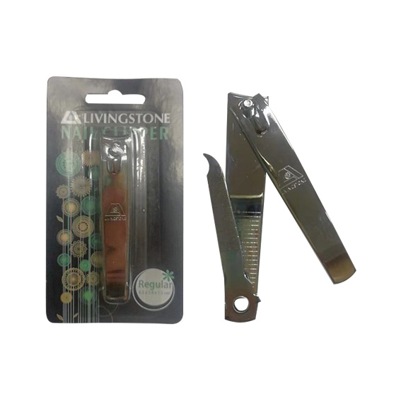 Livingstone Nail Clipper Cutter Regular Size 82 x14 x15 mm 10/Box - Silver x15