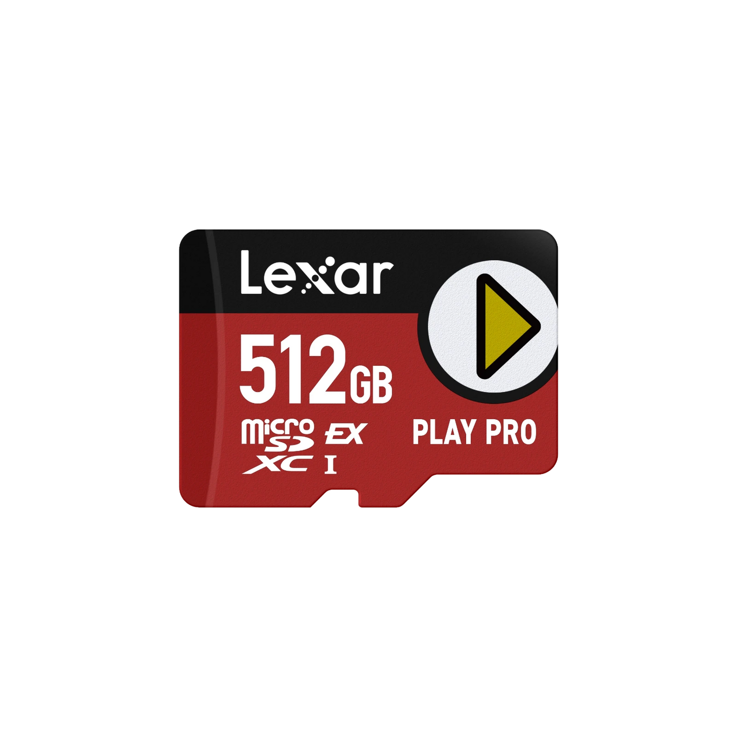 Lexar PLAY Pro microSDXC UHS-I card 512 GB - Red