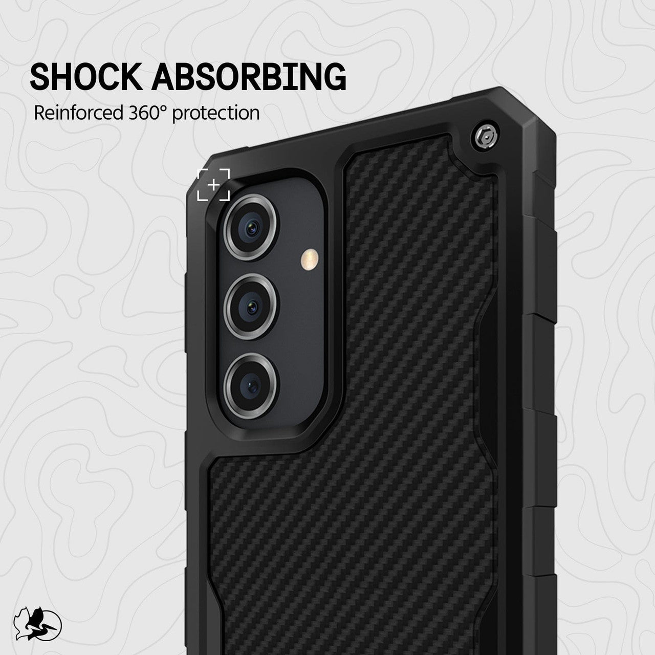 Pelican Shield Case Samsung Galaxy S24 - Carbon Black