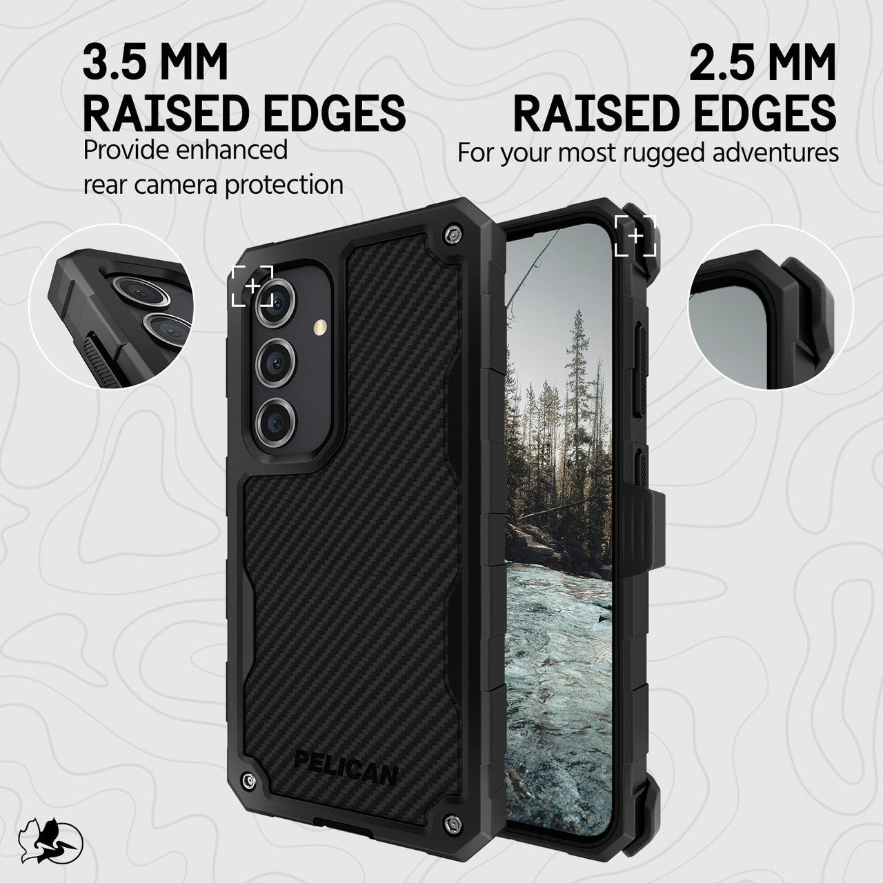 Pelican Shield Case Samsung Galaxy S24 - Carbon Black