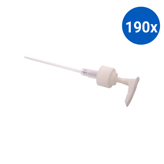 Livingstone Liquid Dispensing Pump 2ml Capacity 28mm Neck Closure 13.5cm Tube - White x190