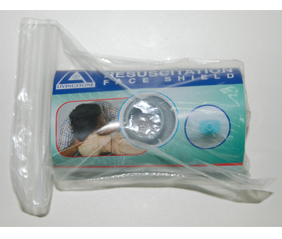 Livingstone Resuscitation CPR Barrier Face Shield with Non Return Valve Mouthpiece - White x105