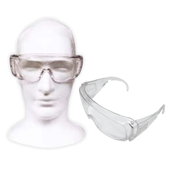 Livingstone Protective Safety Goggles Spectacles ANSI Z87.1-2010 EN166:2001 10/Box - Clear x10