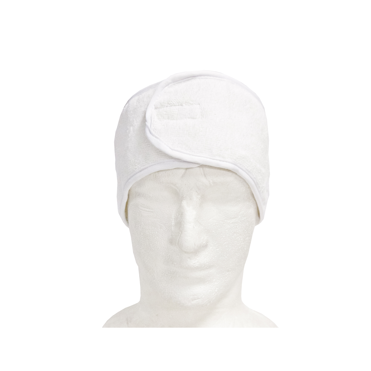 Sofeel Headbands Cotton Terry Towel Easy Fastening 10 x 67cm - White x120