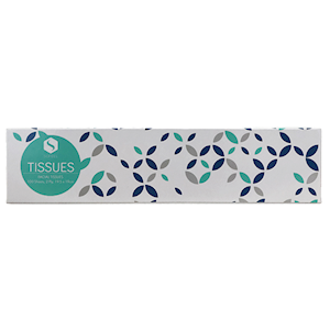 Sofeel Executive Facial Tissues 2-Ply 100 Sheets/Box 48 Boxes/Carton - White x10