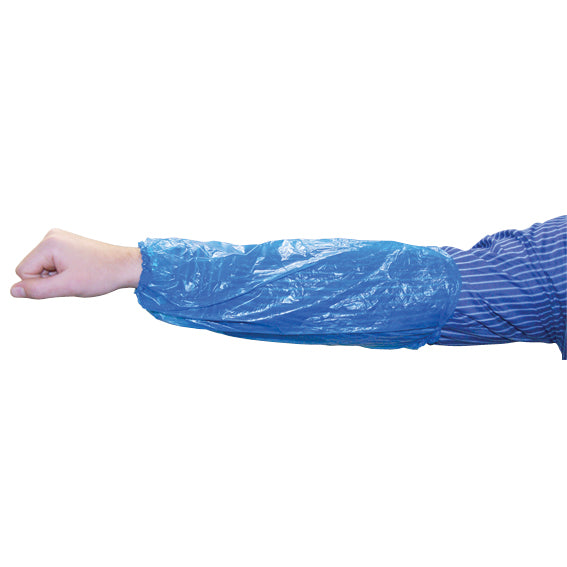 Livingstone Sleeve Protectors 40 x 20cm Recyclable Polyethylene HACCP 100/Bag - Blue x65