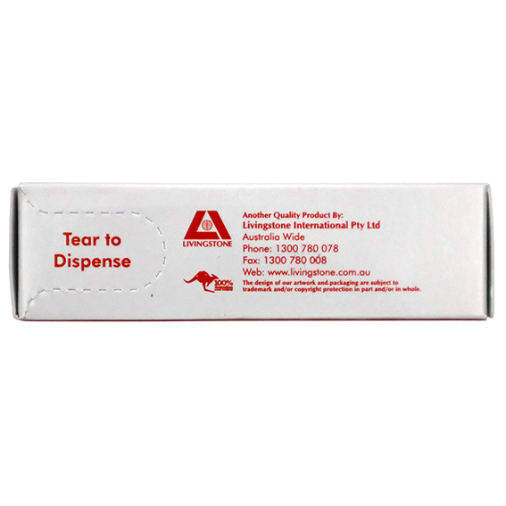 Livingstone Premium Surgical Scalpel Blade Carbon Steel Size 10 Sterile 100 Pcs/Box - Silver x15