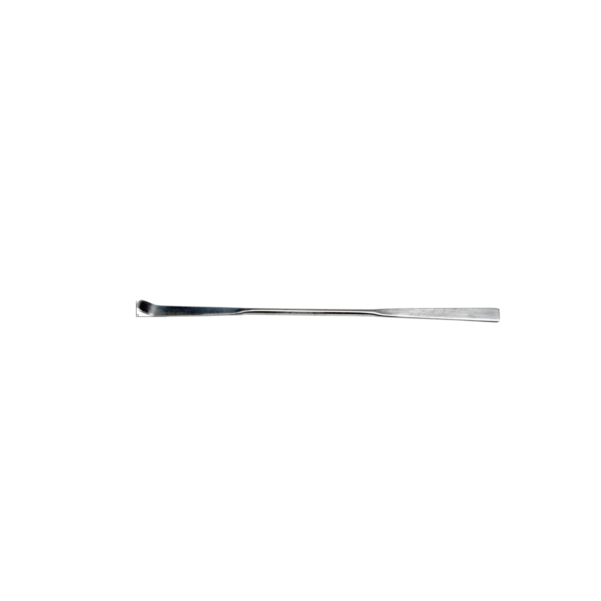Livingstone Spatula 100 x 4mm Bent and Flat Ends Stainless Steel - Silver x60