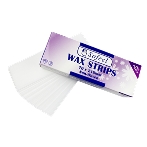 Sofeel Wax Strips Non Woven 7 x 21 cm 100/Pack - White x75