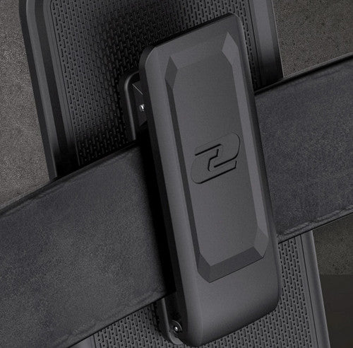 Encased Rebel Case Samsung Galaxy S23 Ultra with Belt Clip Holster - Black