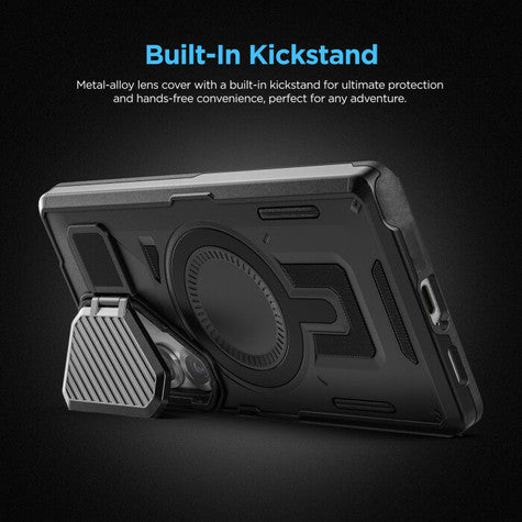 Encased Explore Case Samsung Galaxy S25 with Belt Clip Holster - Black