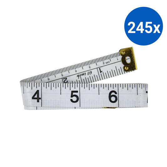 Livingstone Tape Measure 150 cm and 60 inches Tailoring Dressmaking Type - White x245
