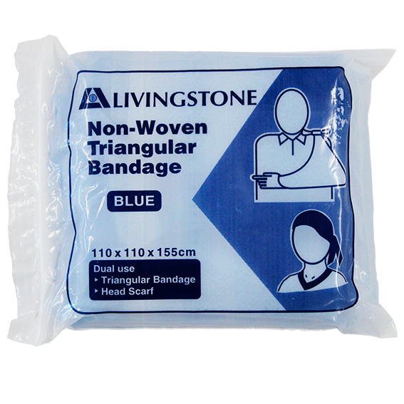Livingstone Triangular Bandage Non-Woven 110 x 110 x 155cm - Blue x460