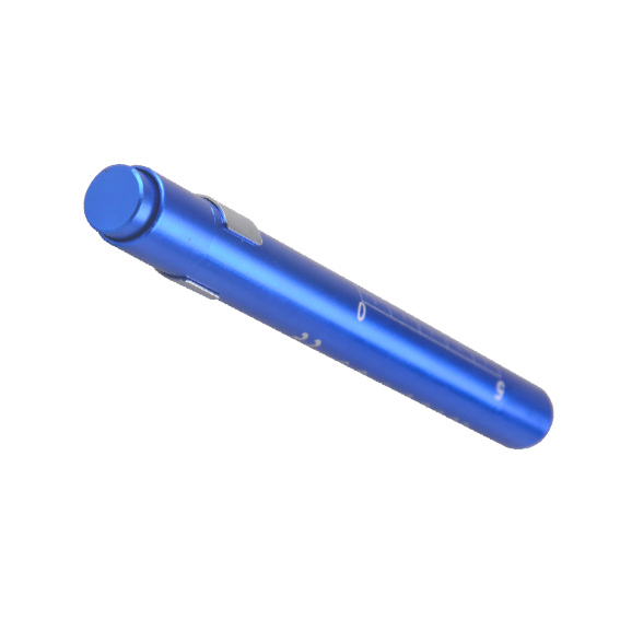 Livingstone Diagnostic Exam Pen Torch Guide LED Light 2 AAA Batteries Sold Separately - Blue x45