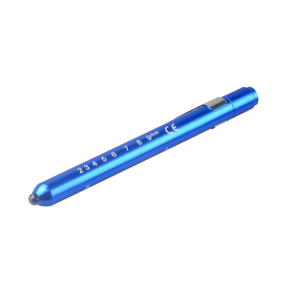Livingstone Diagnostic Exam Pen Torch Guide LED Light 2 AAA Batteries Sold Separately - Blue x45