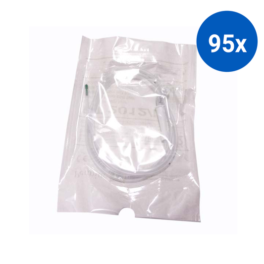 Livingstone Graduated Stomach Duodenal Ryles Tube with Full X-Ray Line 14FG 4.66mm 122cm Sterile - Green x95