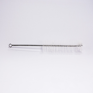 Livingstone Test Tube Brush Overall Length 230mm Bristle Diameter 22 x 125mm Laboratory Cleaning Tool - White x100