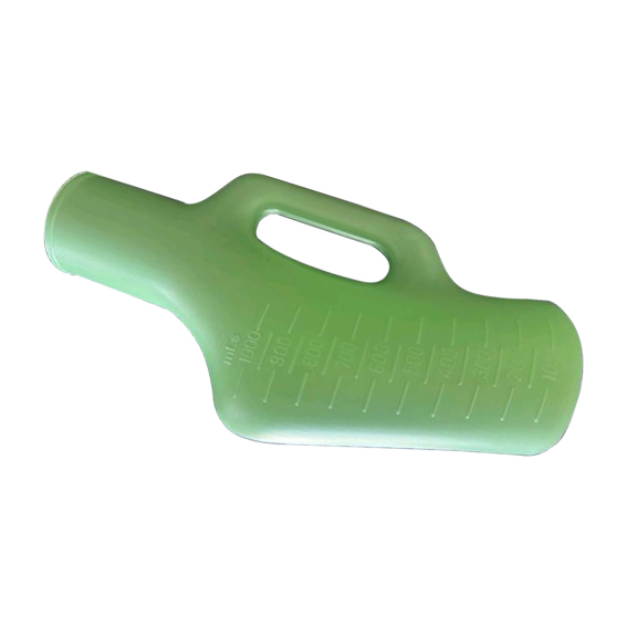 Urinal Male without Lid 1000ml Graduated Autoclavable Recyclable Plastic - Green x30