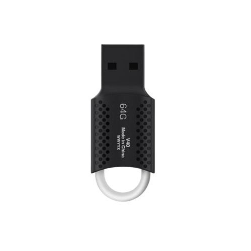 Lexar JumpDrive V40 USB Flash Drive 2.0 64 GB - Black