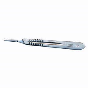 Livingstone Scalpel Blade Handle Stainless Steel for Blades 18 to 36 No.4 14 x 1.2cm Ward Quality - White x45