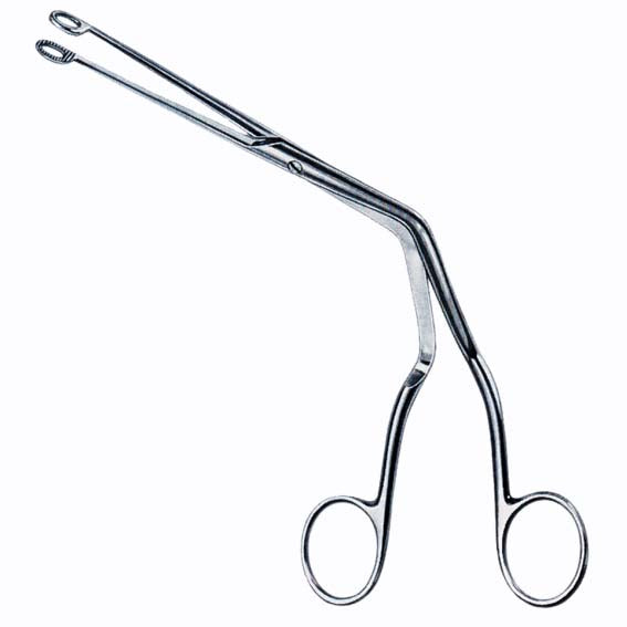 Livingstone Magill Introducing Forceps 20cm Curved Adult 61g Stainless Steel - Sliver x15