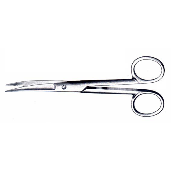 Livingstone Nurses Surgical Dissecting Scissors 13cm Sharp/Sharp Curved Stainless Steel - Silver x120
