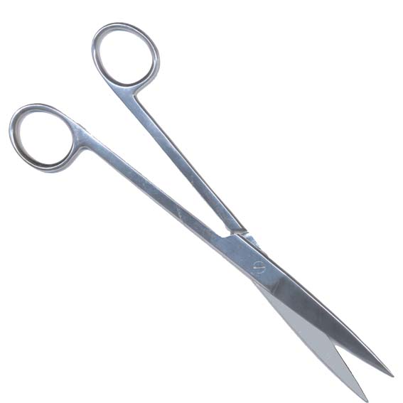 Livingstone Nurses Surgical Dissecting Scissors 20cm Sharp/Sharp Straight Stainless Steel - Silver x80