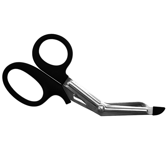 Livingstone Multi-Purpose Shears Bandage Scissors with Plastic Tip 19cm Stainless Steel - Black x65